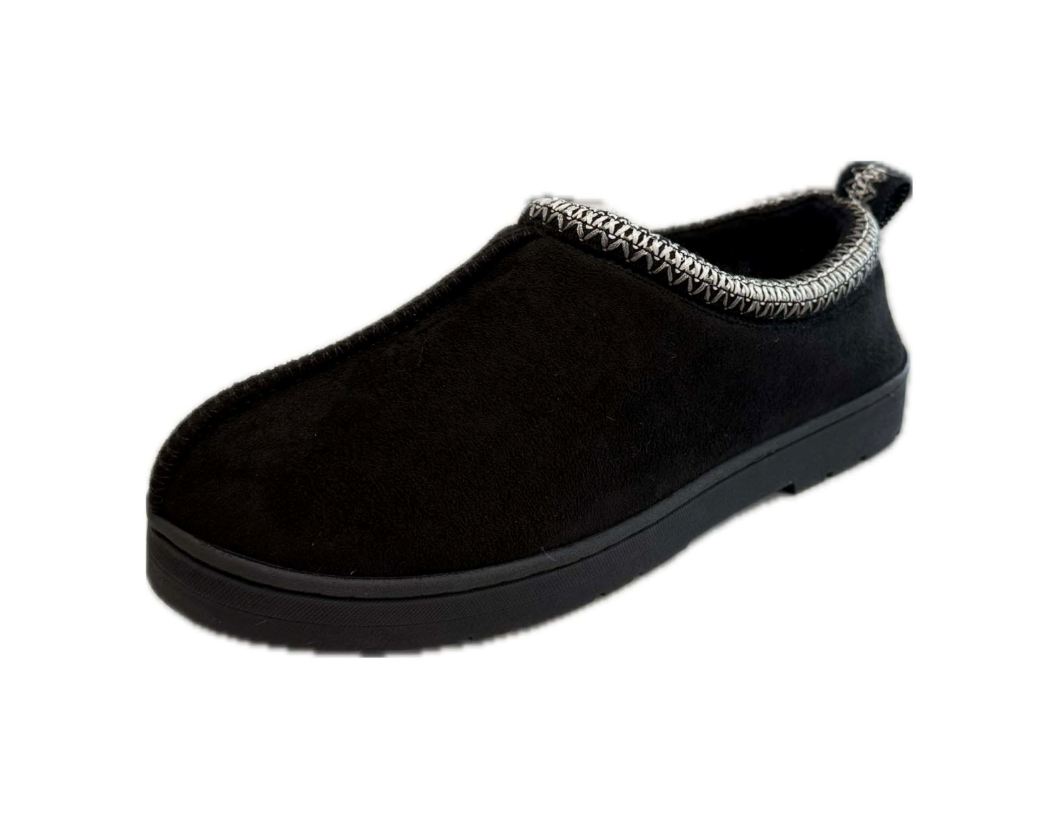 slide 6 of 8, Falls Creek Men's Slipper Duncan, Black, Size M, 1 ct