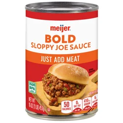 Meijer Sloppy Joe Sauce, Bold, 16 Oz