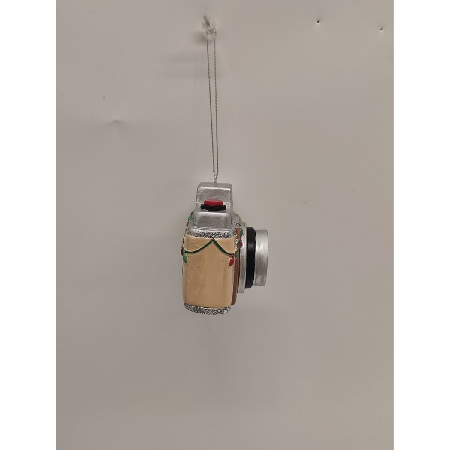 slide 4 of 4, December Home Resin Camera Ornament, 2 Assortment, 3.375 in