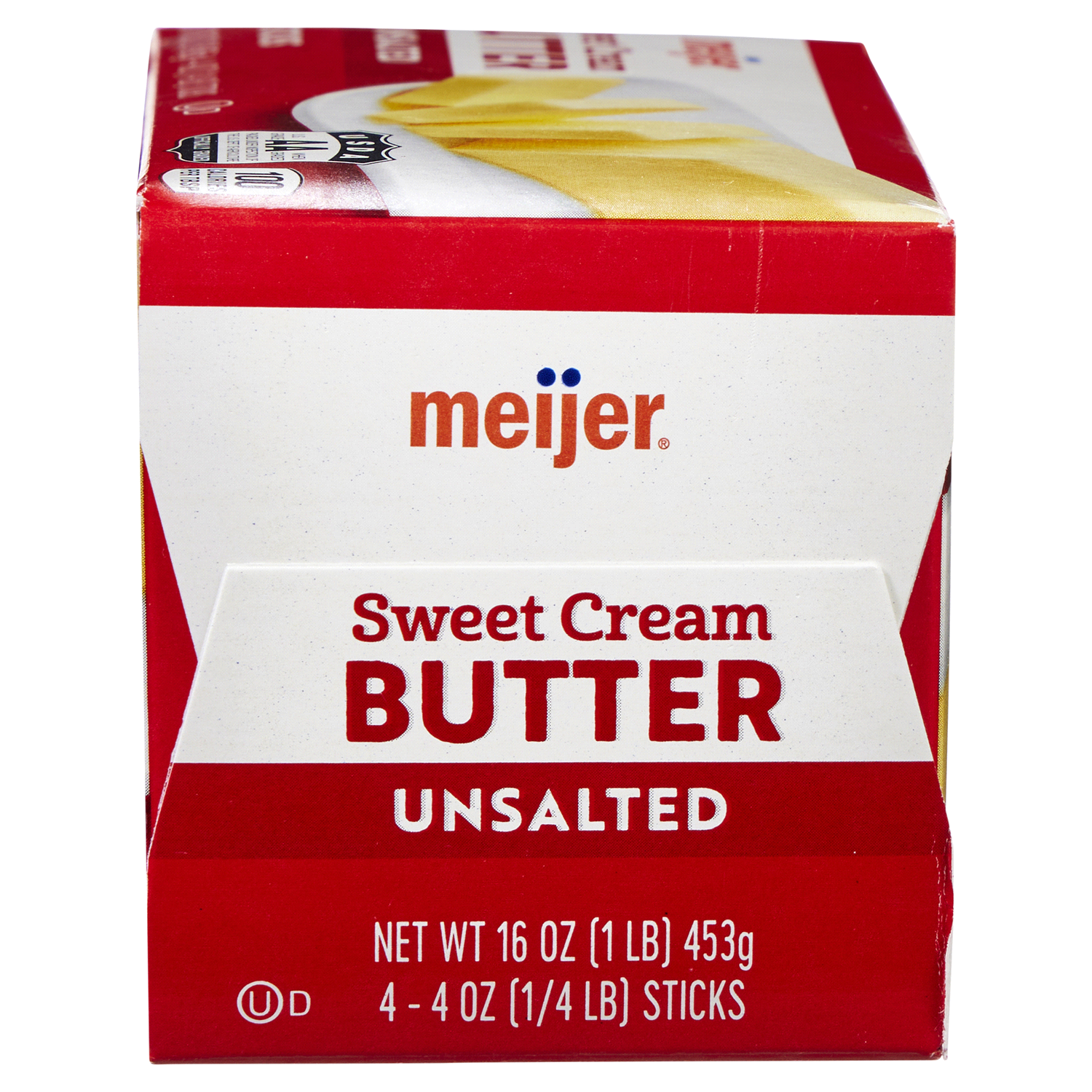 slide 3 of 5, Meijer Unsalted Butter Sticks, 16 oz