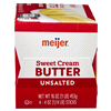 slide 28 of 29, Meijer Unsalted Butter Sticks, 16 oz