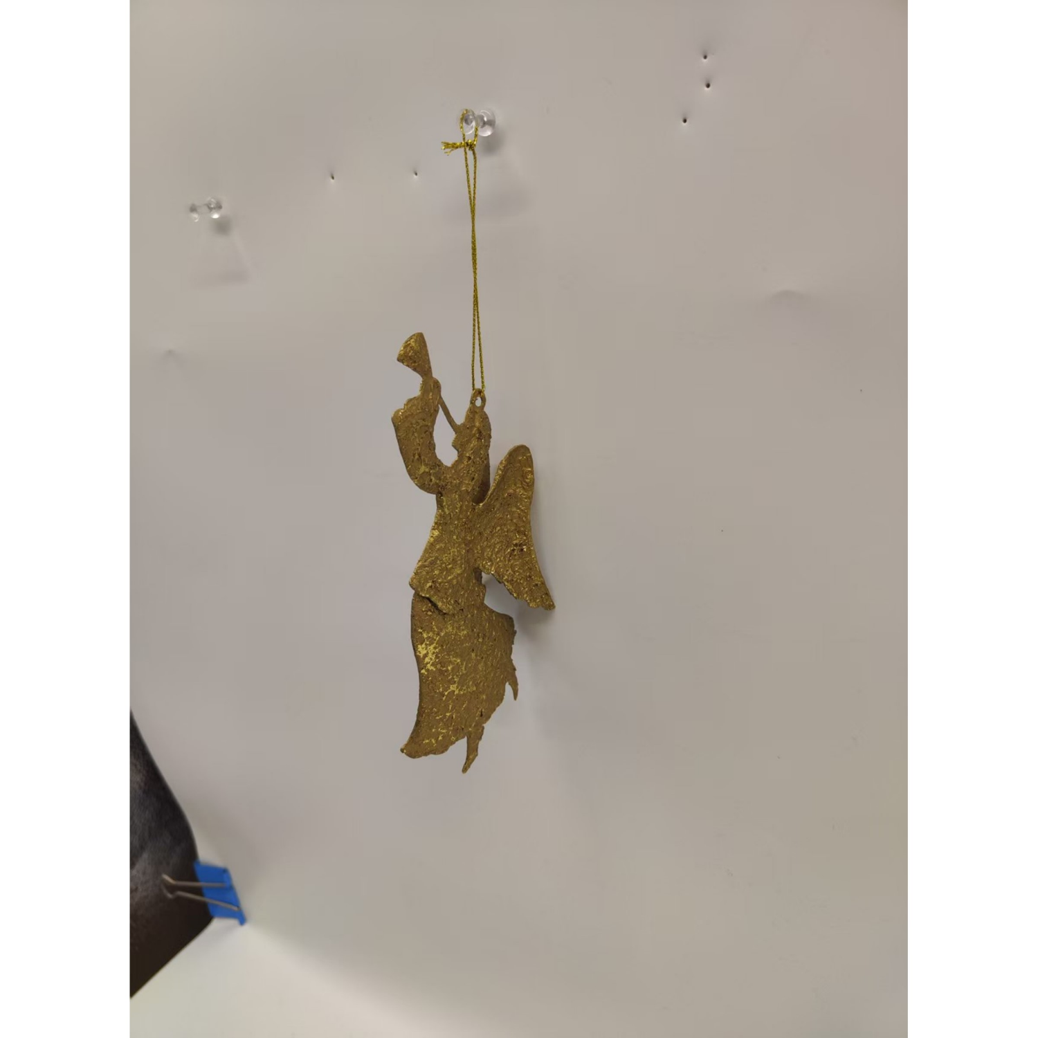 slide 3 of 4, December Home Metal Angel Ornament, 2 Assortment, 6 in