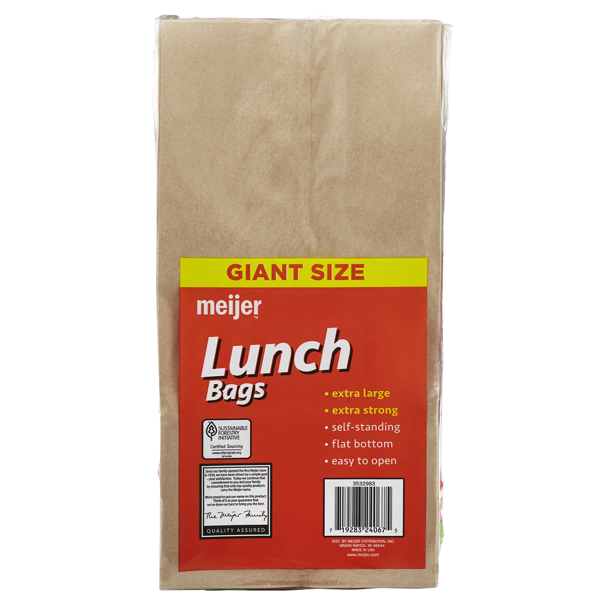 slide 2 of 2, Meijer Lunch Bags, Giant, 50 ct