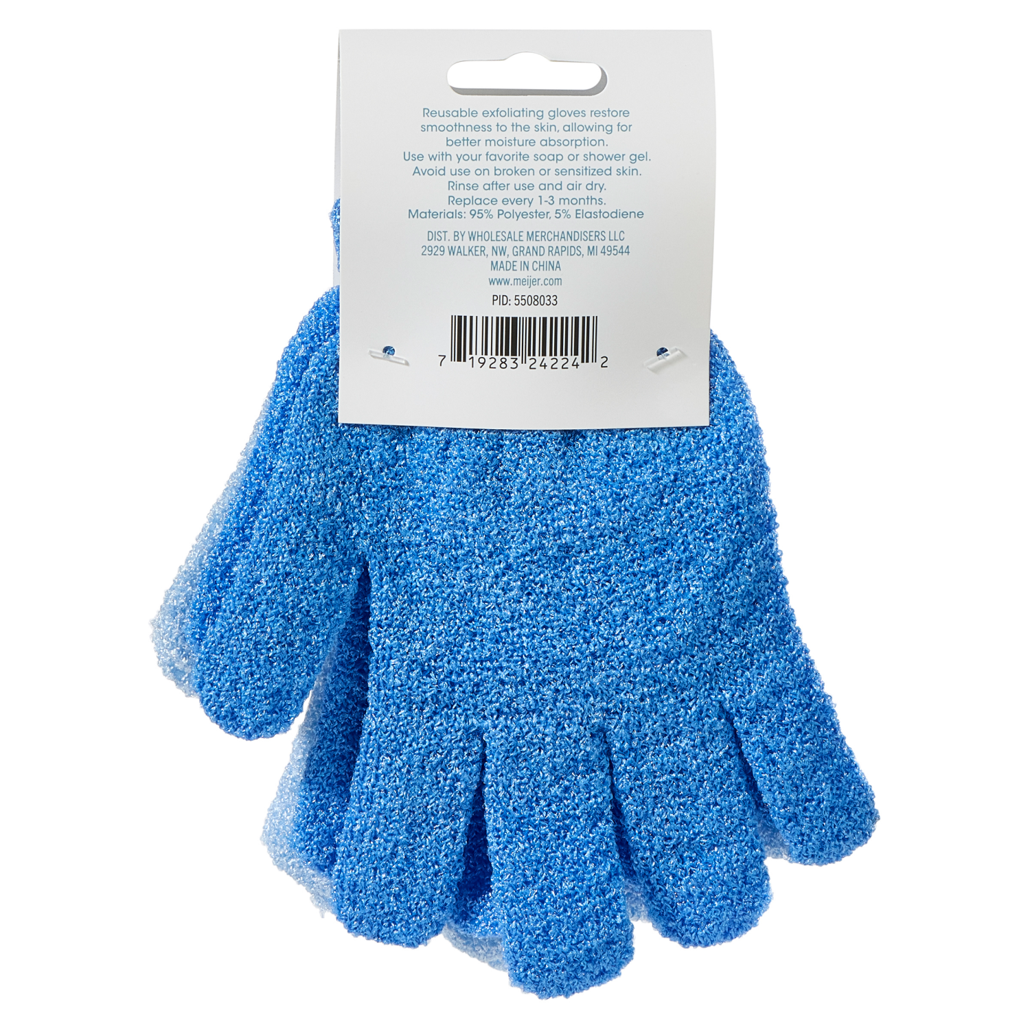 slide 2 of 2, THE BATH COLLECTION TBC Exfoliating Gloves 2pk, 2 ct