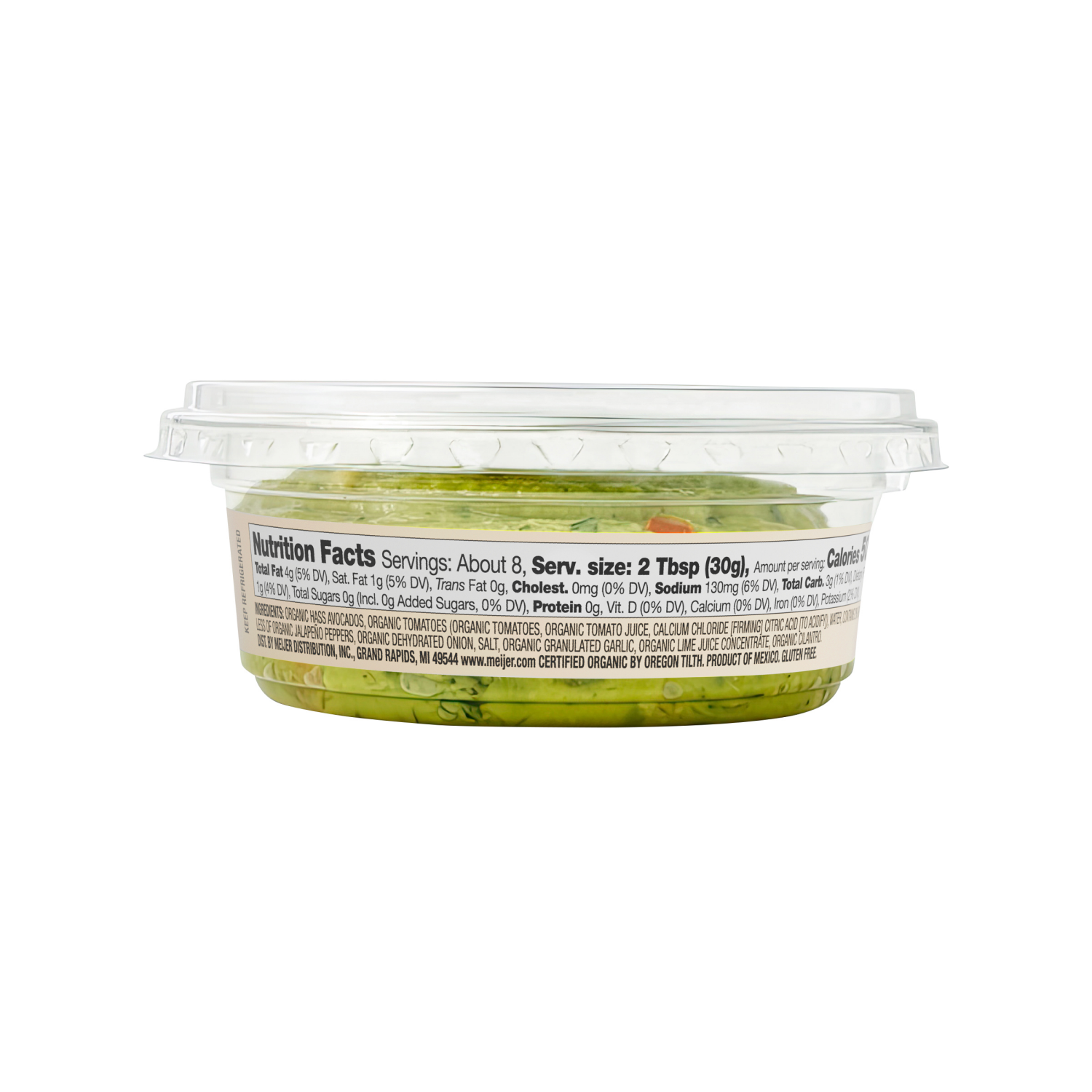 slide 3 of 4, True Goodness Organic Homestyle Guacamole 8 oz., 8 oz