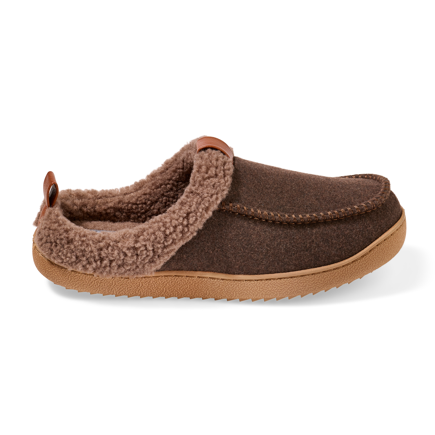 slide 5 of 8, Falls Creek Men's Slipper Lee, Brown, Size L, LG
