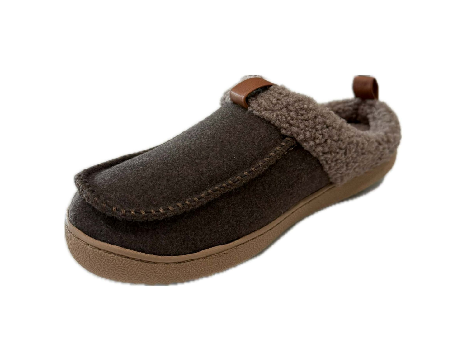 slide 6 of 8, Falls Creek Men's Slipper Lee, Brown, Size XL, XL