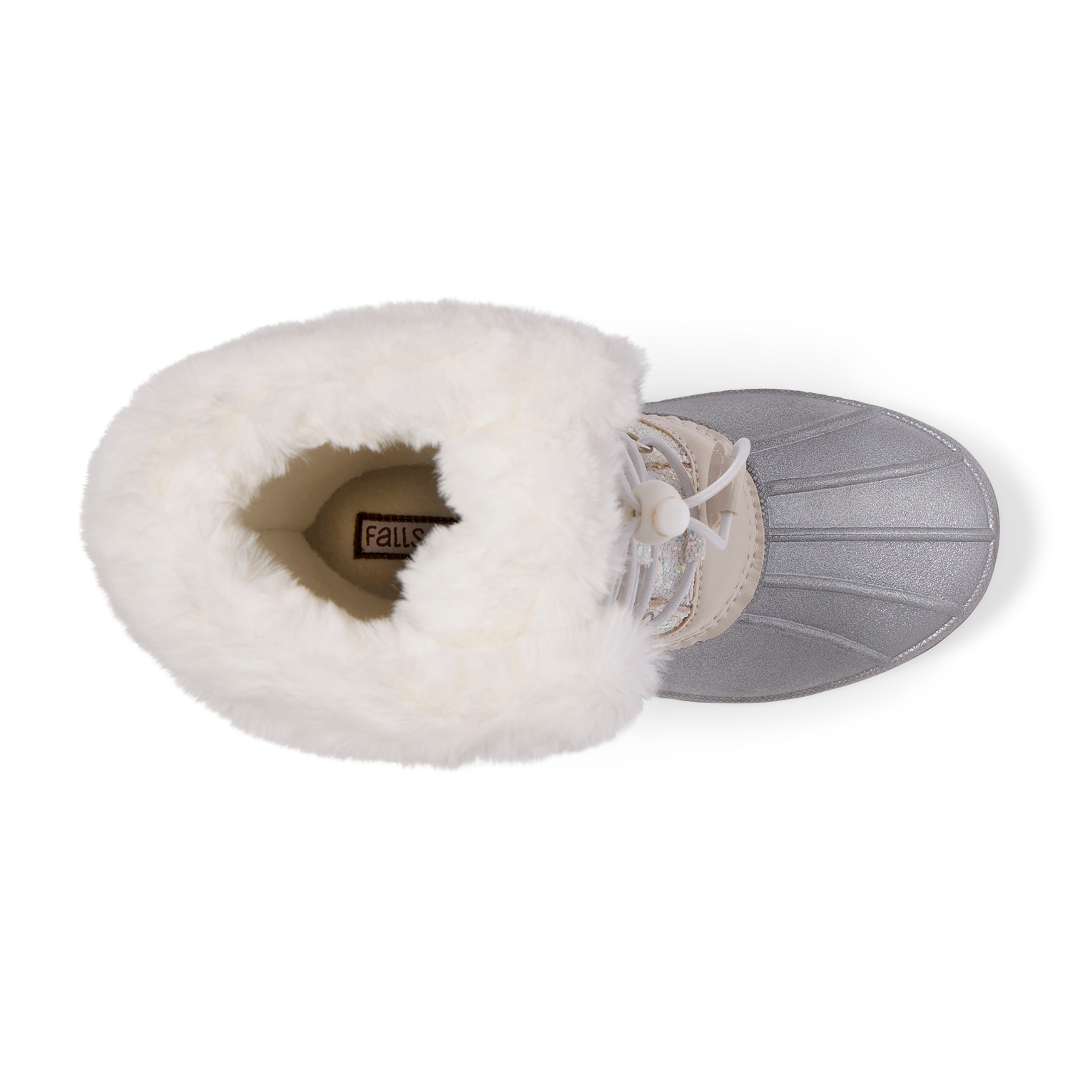 slide 6 of 6, Falls Creek Girls' Winter Boot, White, Size 13, 1 ct