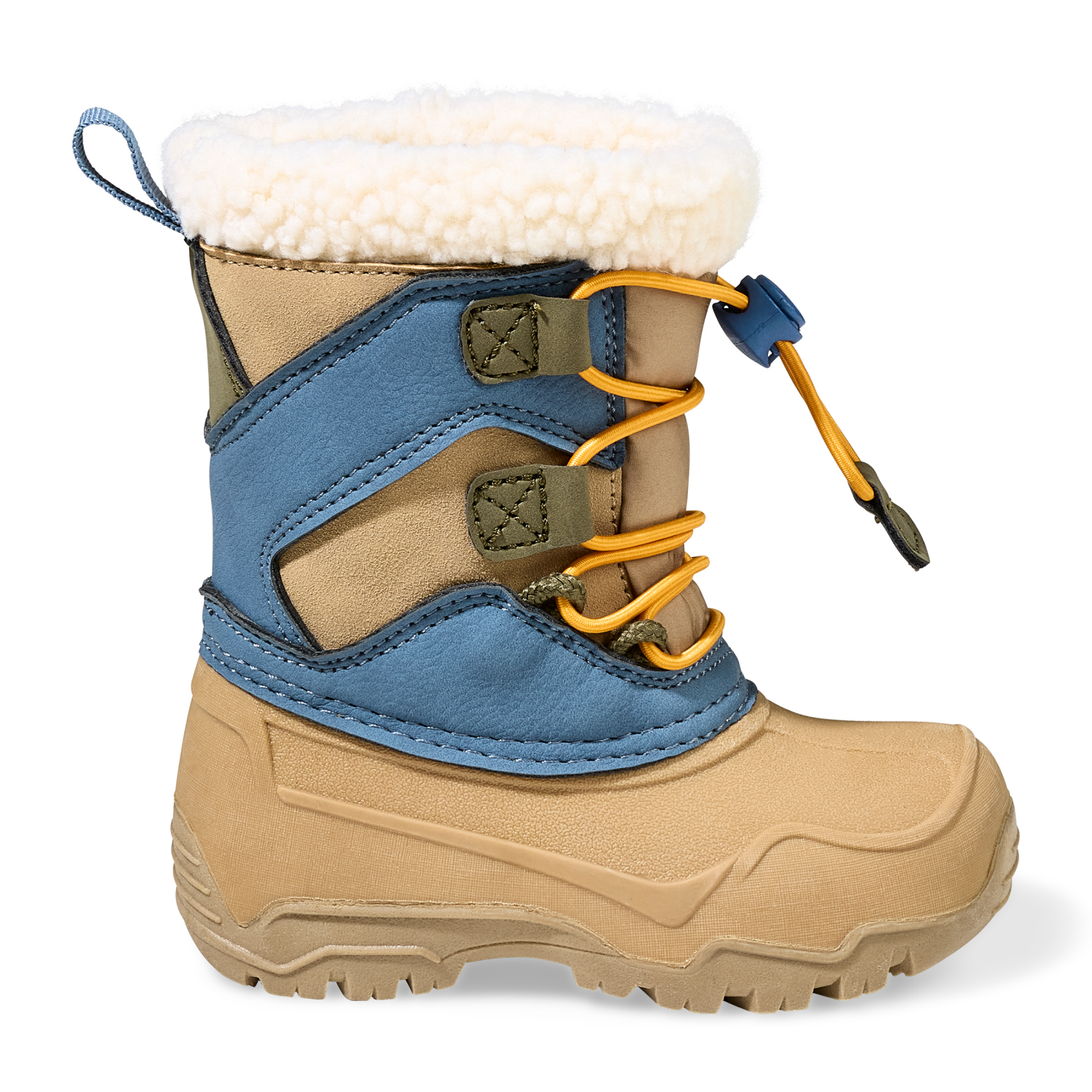 slide 5 of 6, Falls Creek Kids Toddler Boys' Veddie Winter Boot, Tan, Size 6, 1 ct