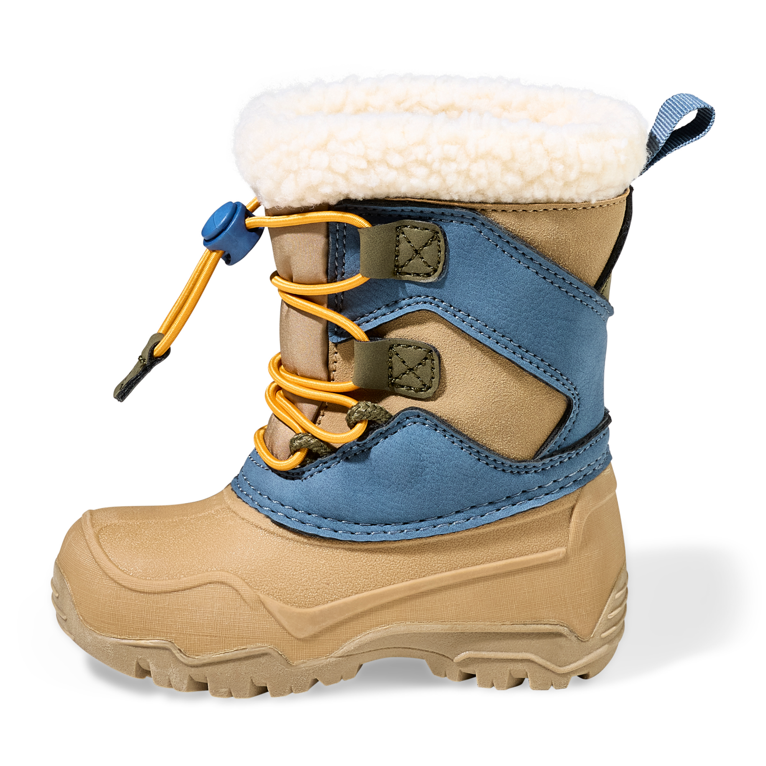 slide 4 of 6, Falls Creek Kids Toddler Boys' Veddie Winter Boot, Tan, Size 10, 1 ct