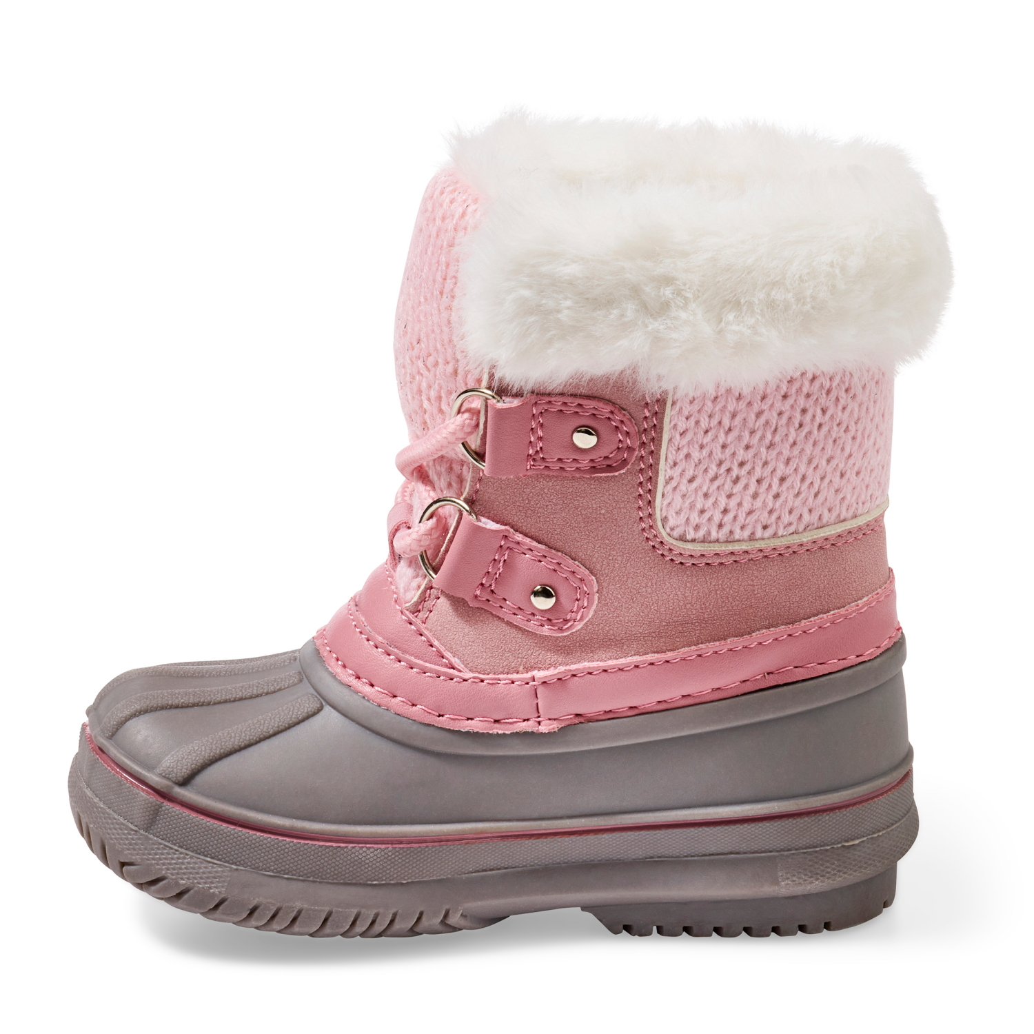slide 4 of 6, Falls Creek Kids Toddler Girls' Lil Tottie Winter Boot, Pink, Size 6, 1 ct