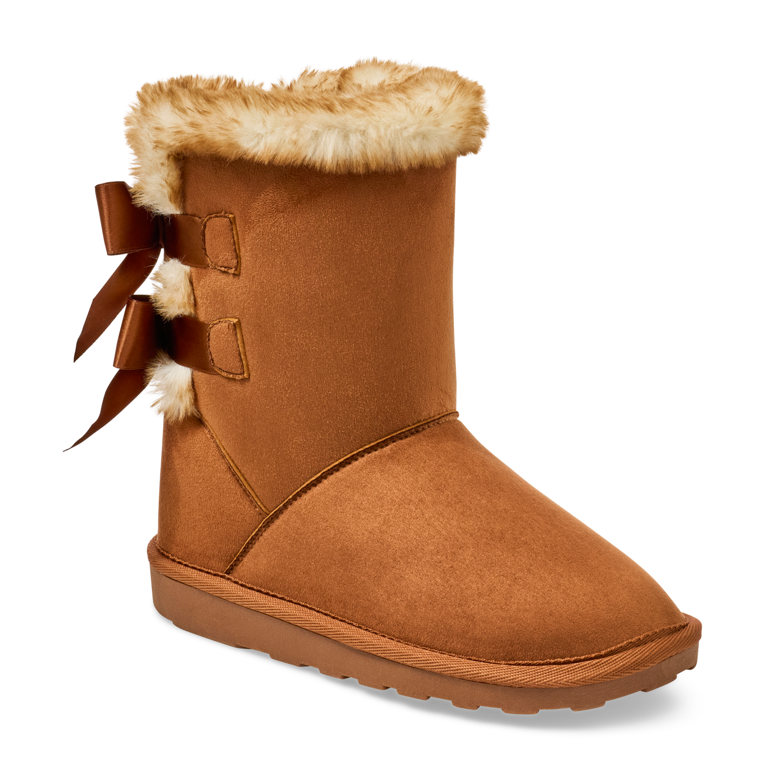 slide 1 of 6, Falls Creek Girls' Sophia S Fashion Boot, Chestnut, Size 12, 1 ct