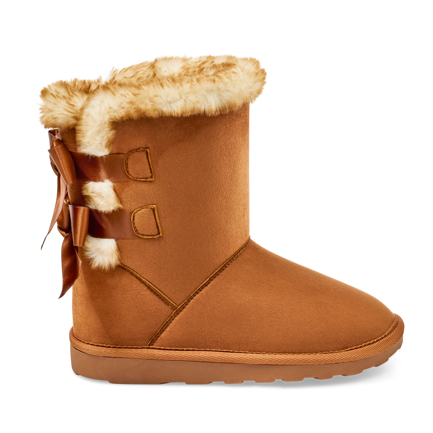 slide 5 of 6, Falls Creek Girls' Sophia S Fashion Boot, Chestnut, Size 3, 1 ct