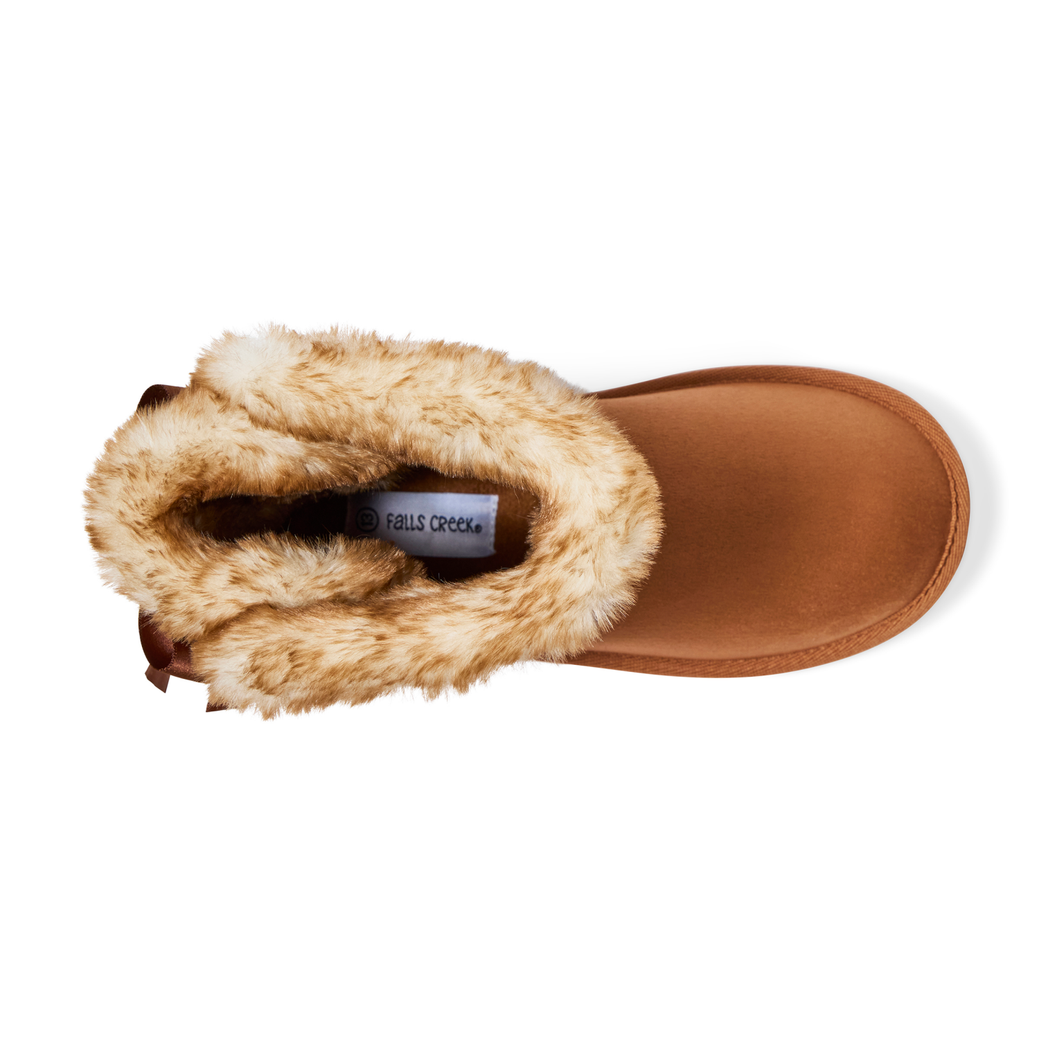 slide 6 of 6, Falls Creek Girls' Sophia S Fashion Boot, Chestnut, Size 3, 1 ct