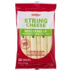 Mozzarella String Cheese, 12 Oz