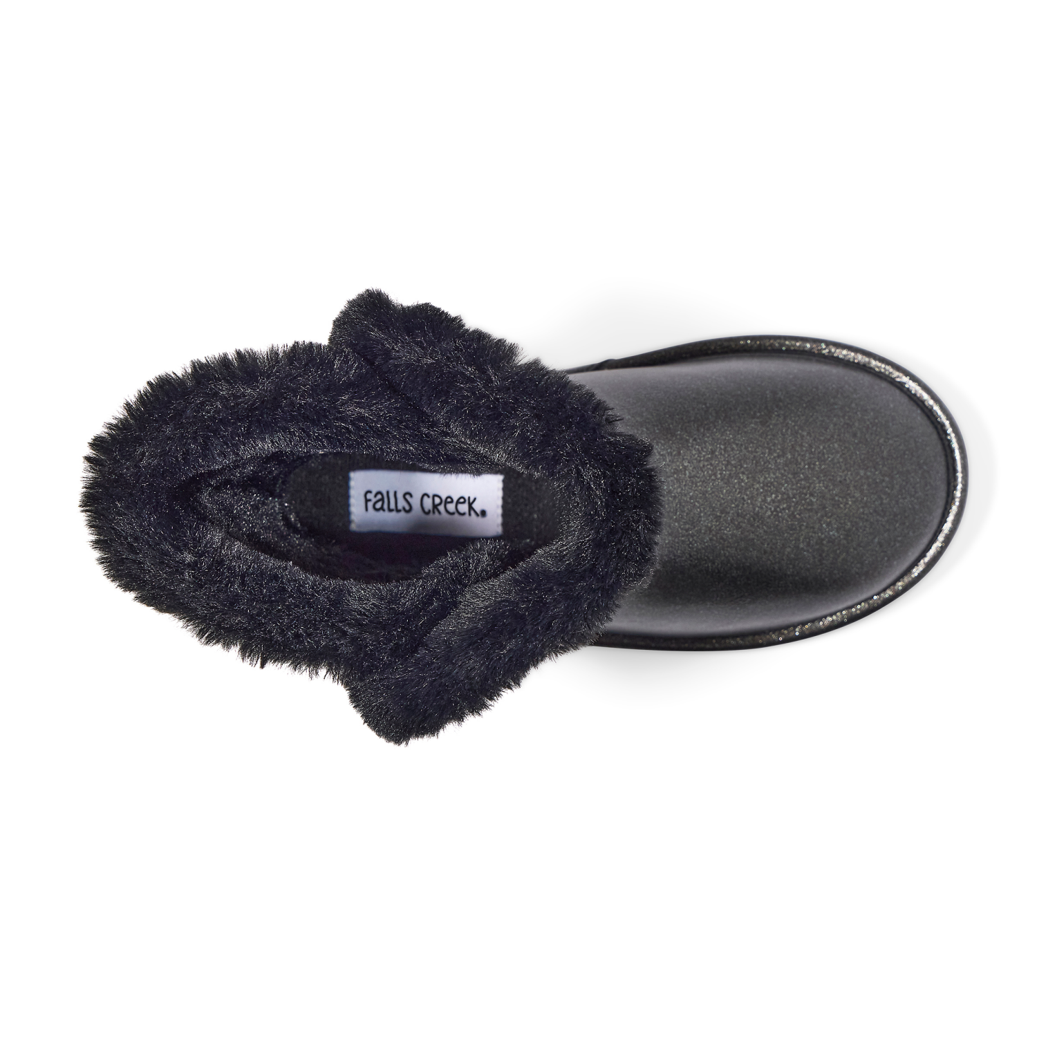 slide 6 of 6, Falls Creek Girls' Millie Fashion Boot, Black, Size 3, 1 ct