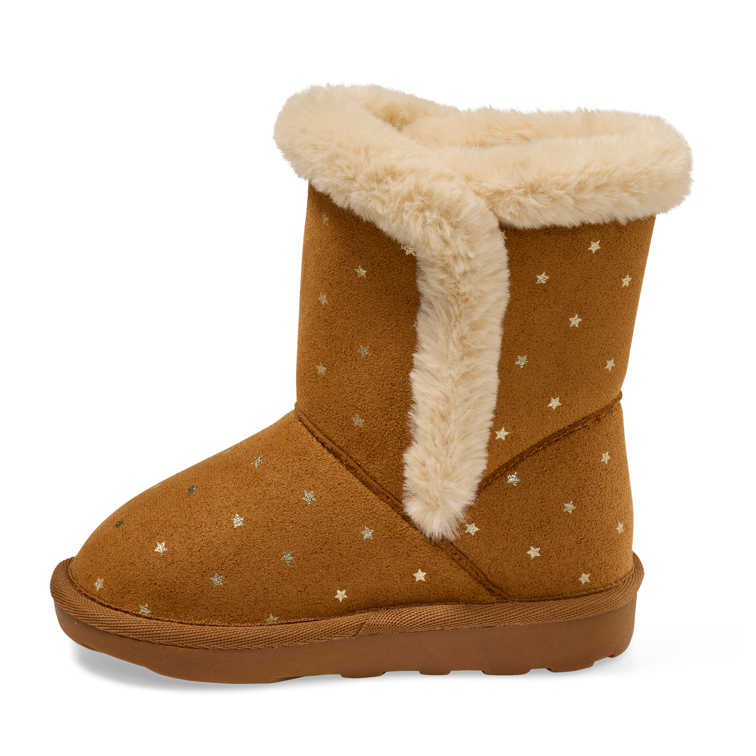 slide 4 of 6, Falls Creek Kids Toddler Girls' Fashion Boot, Tan, Size 7, 1 ct