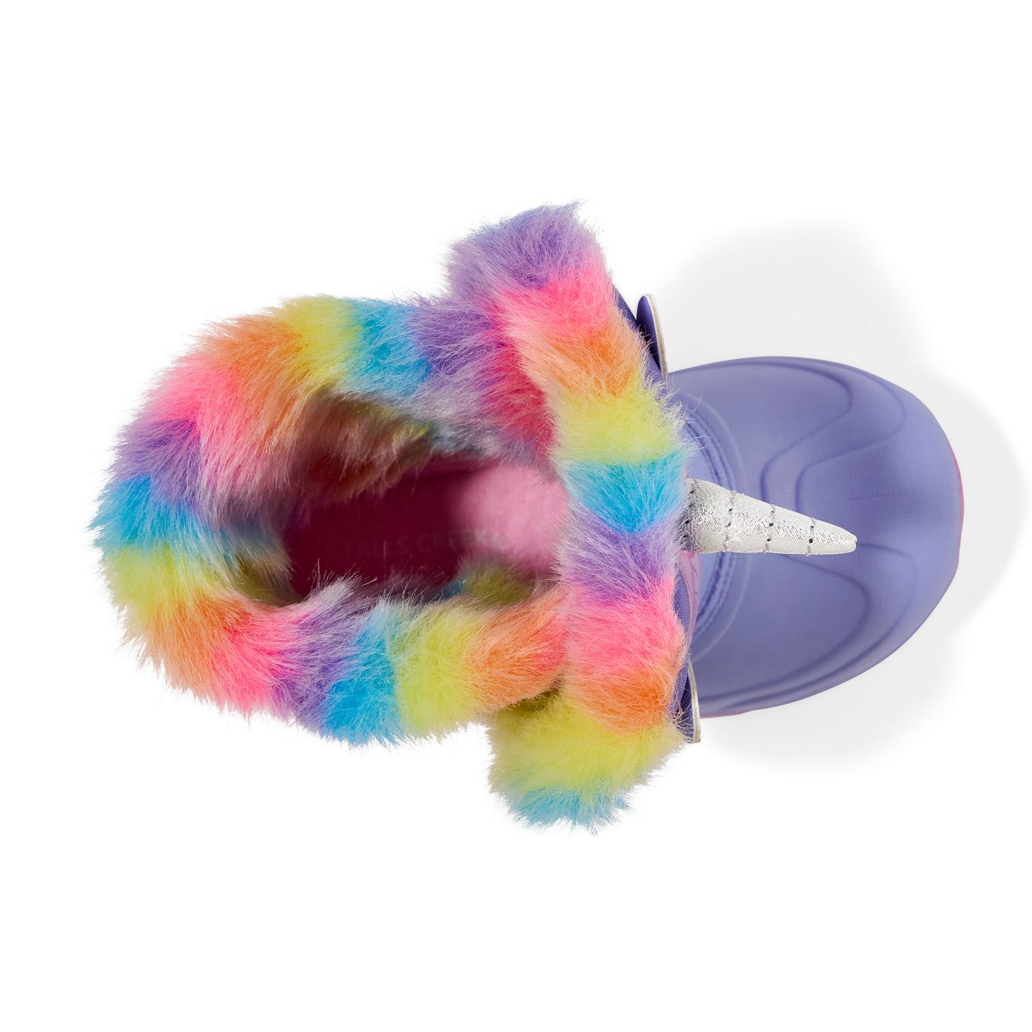 slide 6 of 6, Falls Creek Kids Toddler Girls' 3D Unicorn Winterboot, Purple, Size 6, 1 ct