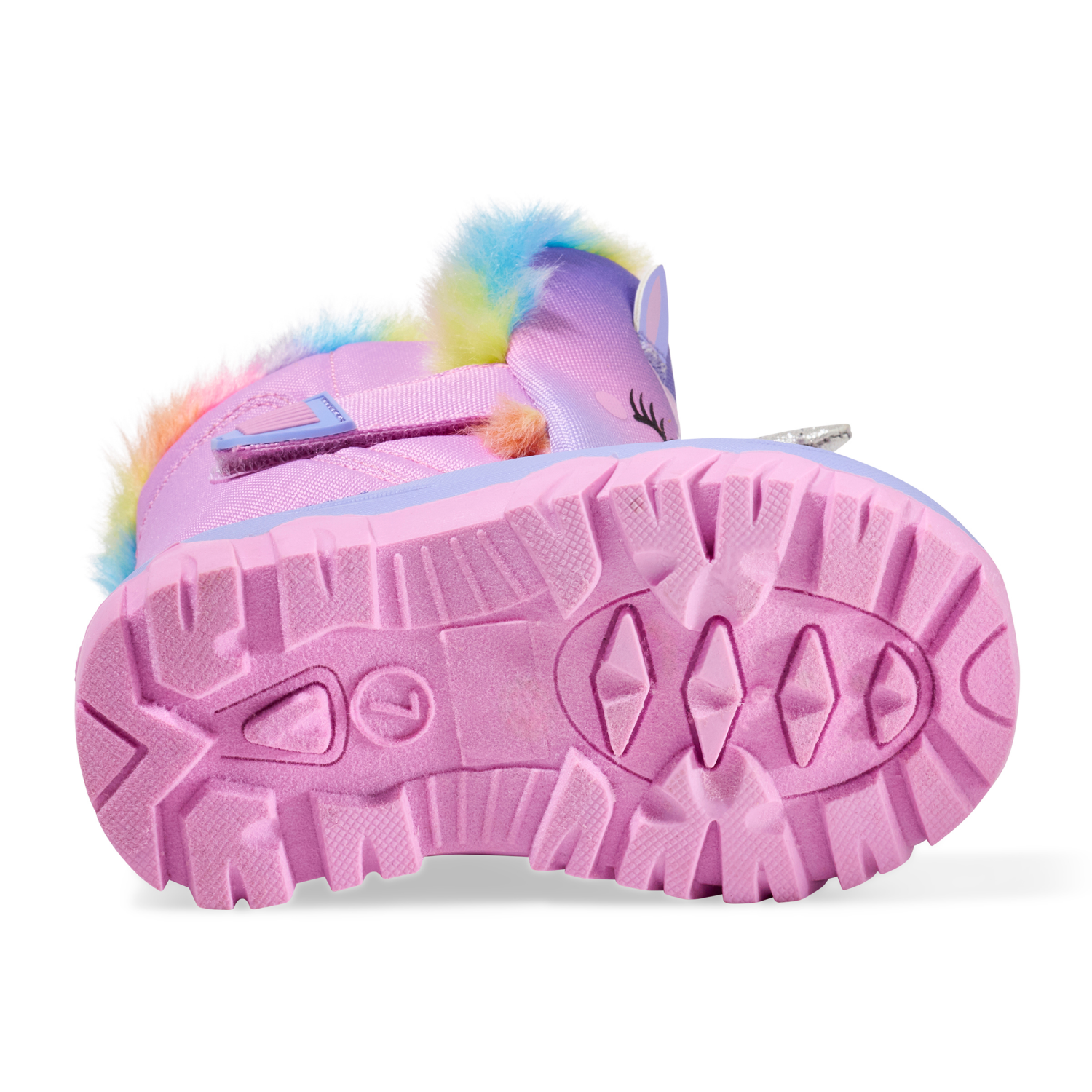 slide 3 of 6, Falls Creek Kids Toddler Girls' 3D Unicorn Winterboot, Purple, Size 12, 1 ct