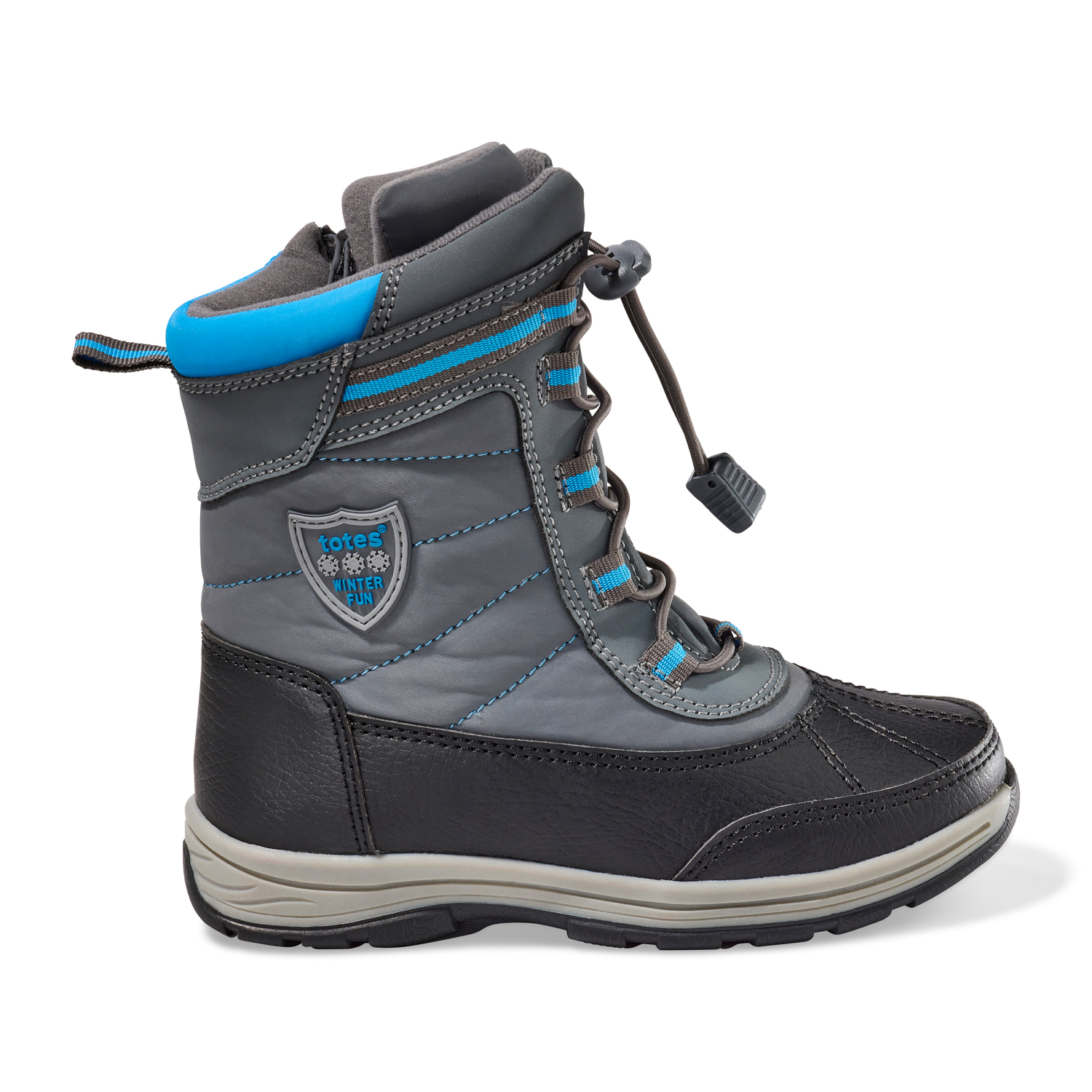 slide 5 of 6, Totes Pronge Boot, Black, Size 4, Size 4