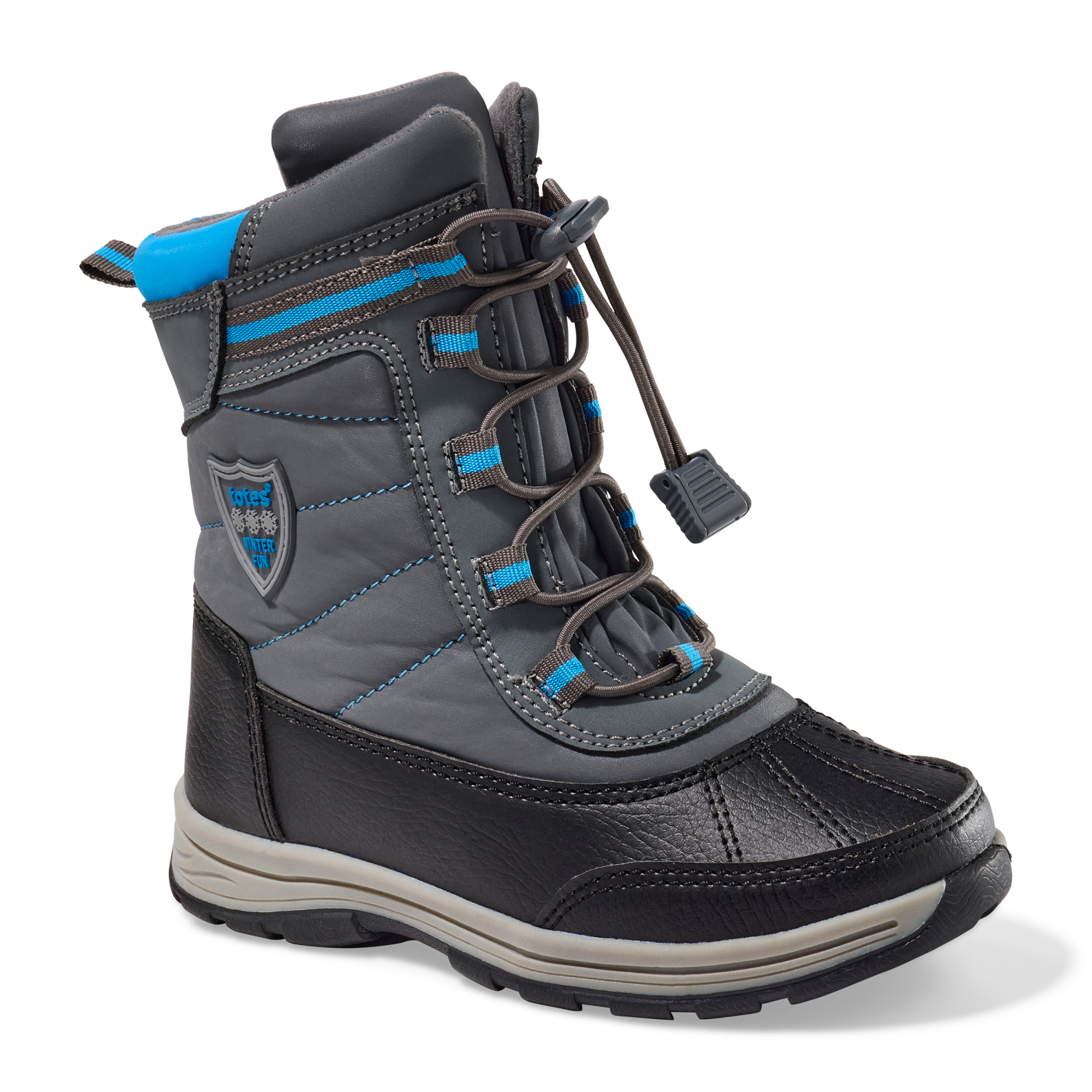 slide 1 of 6, Totes Pronge Boot, Black, Size 4, Size 4