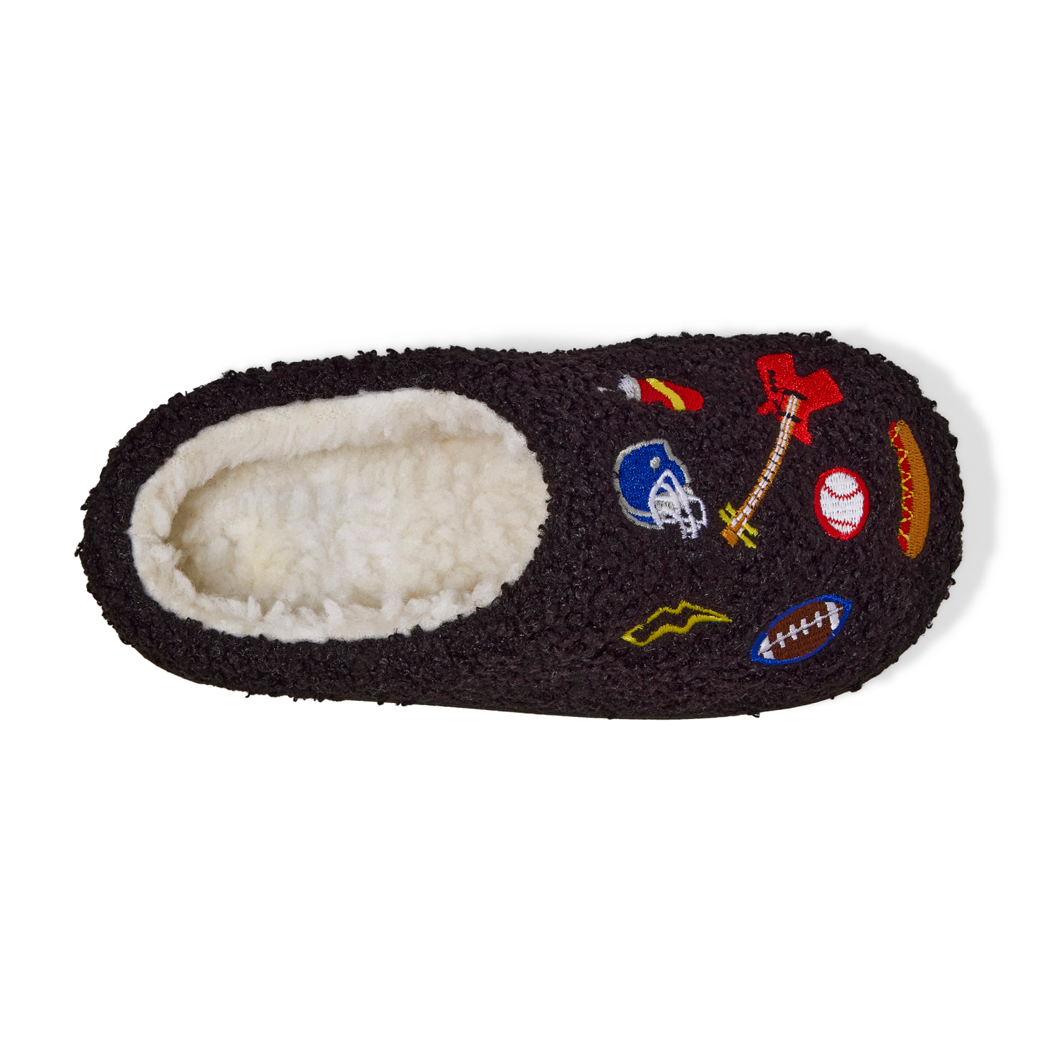 slide 6 of 6, Falls Creek Boy Scuff Sports. Black. Size L, LG