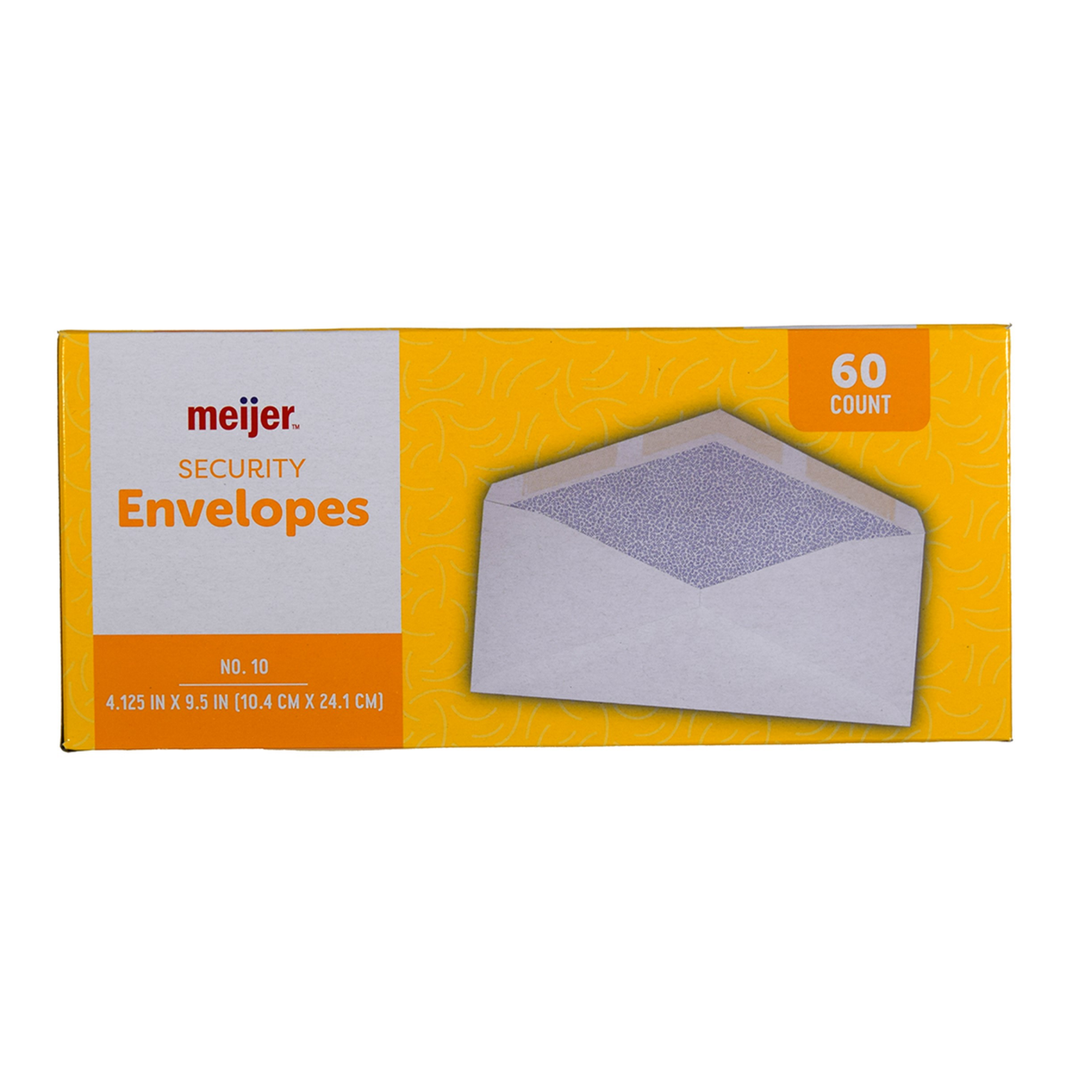 slide 2 of 6, Meijer Security Envelope #10 60ct, 60 ct