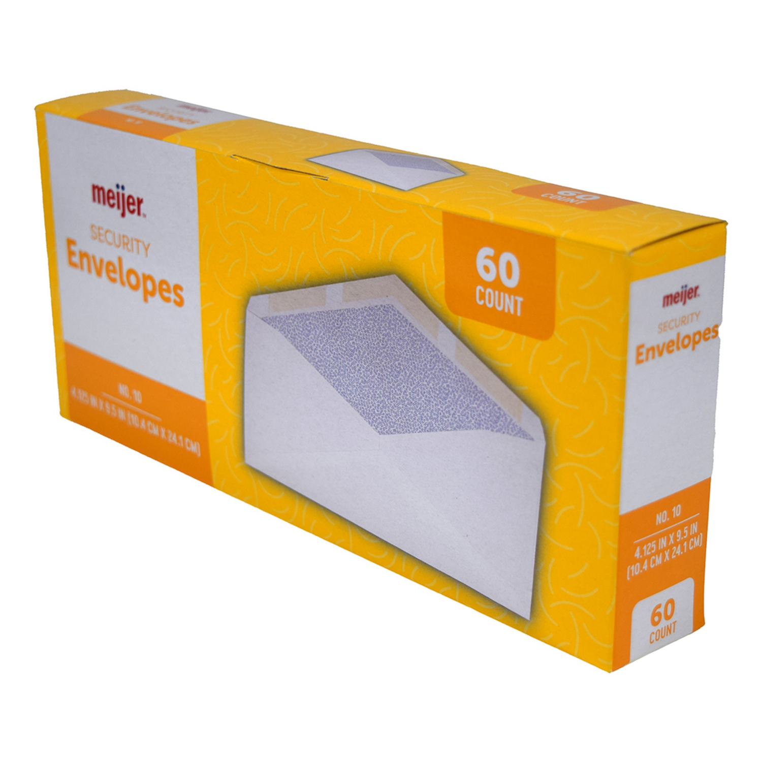 slide 5 of 6, Meijer Security Envelope #10 60ct, 60 ct