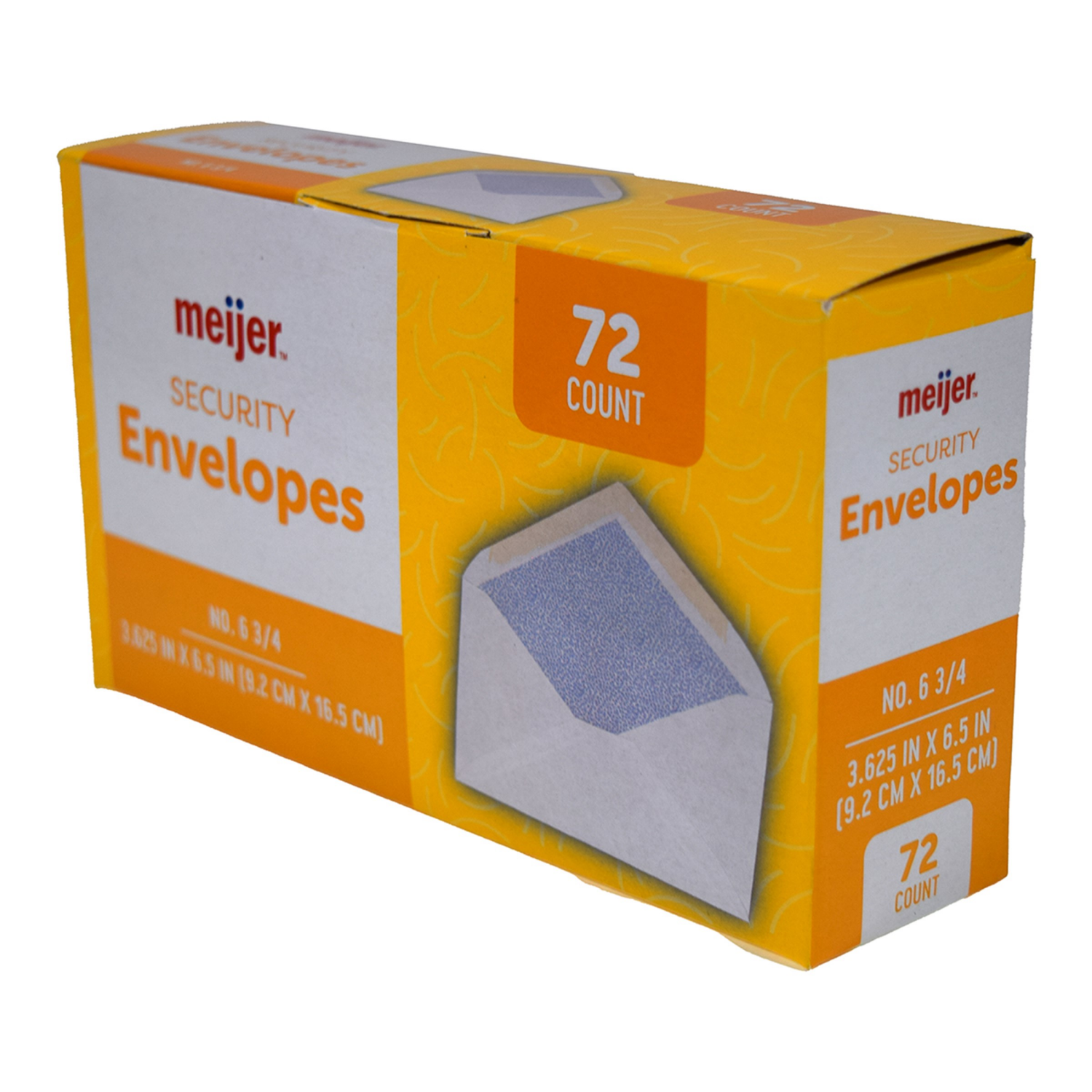 slide 5 of 6, Meijer Security Envelope 6-3/4 72 ct, 72 ct