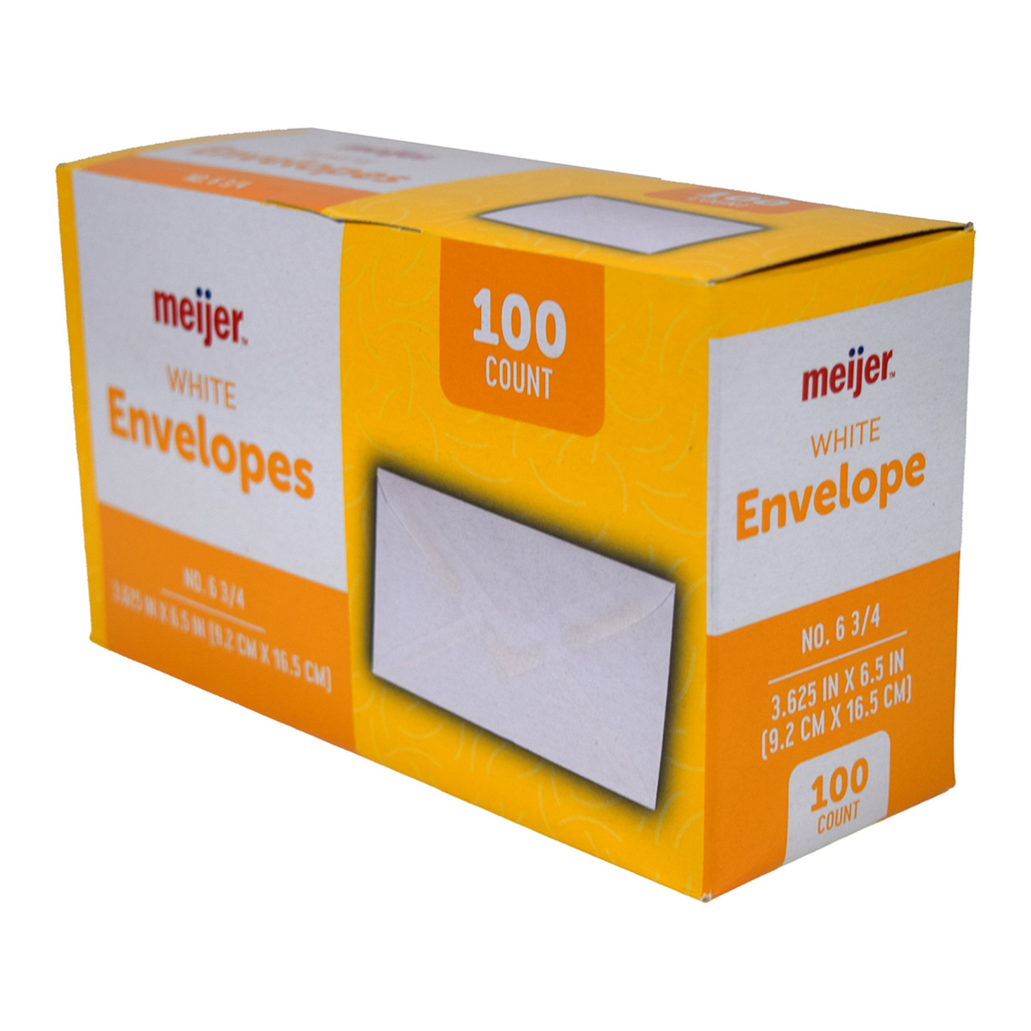 slide 5 of 6, Meijer Envelopes 6-3/4 100ct, 100 ct