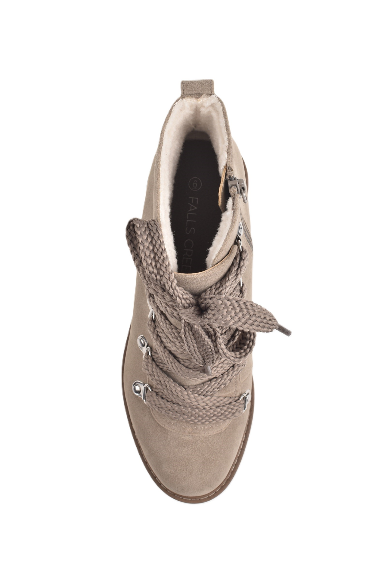 slide 6 of 6, Falls Creek Women's Camilla Hiker Boot, Taupe, Size 7.5, 1 ct