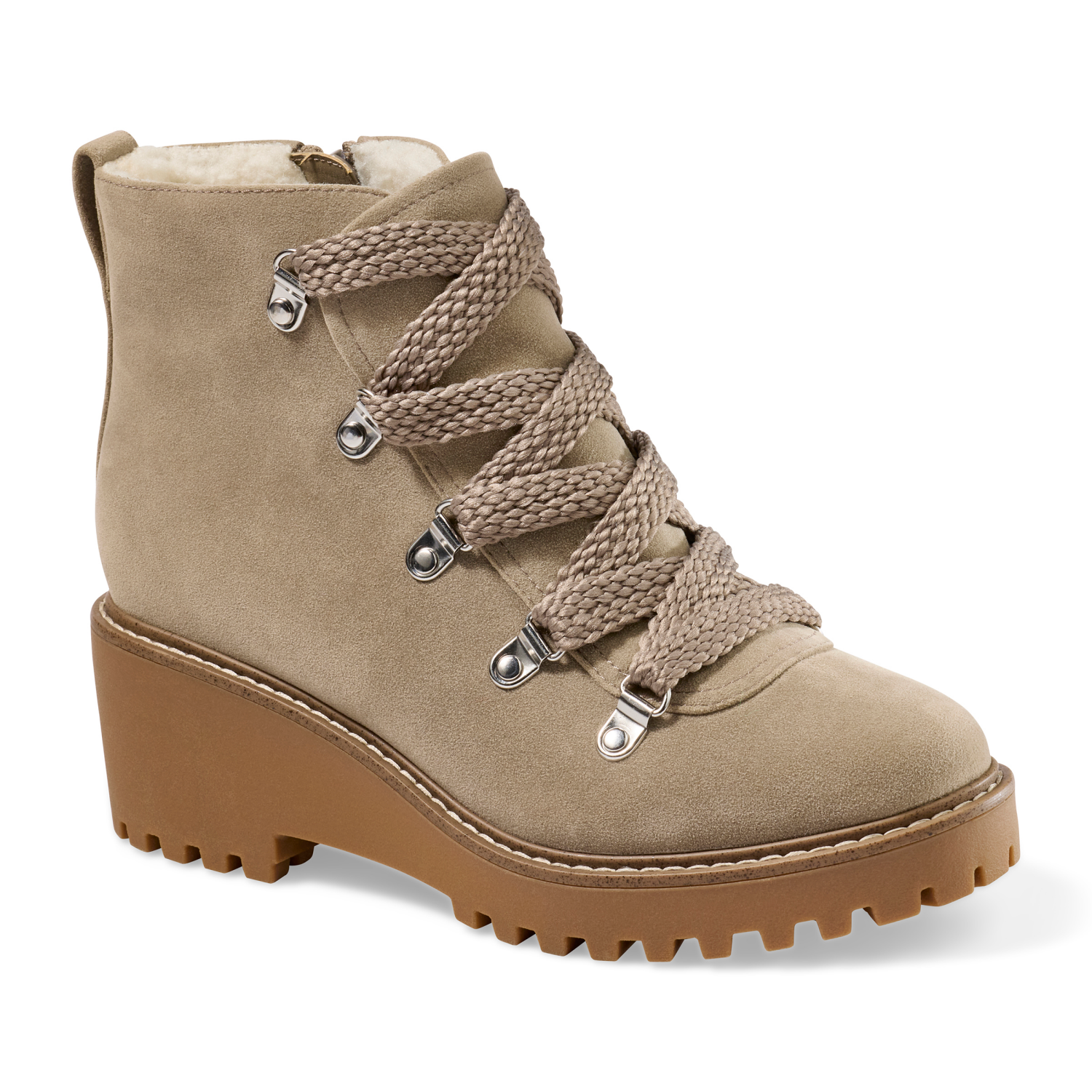 slide 1 of 6, Falls Creek Women's Camilla Hiker Boot, Taupe, Size 11, 1 ct