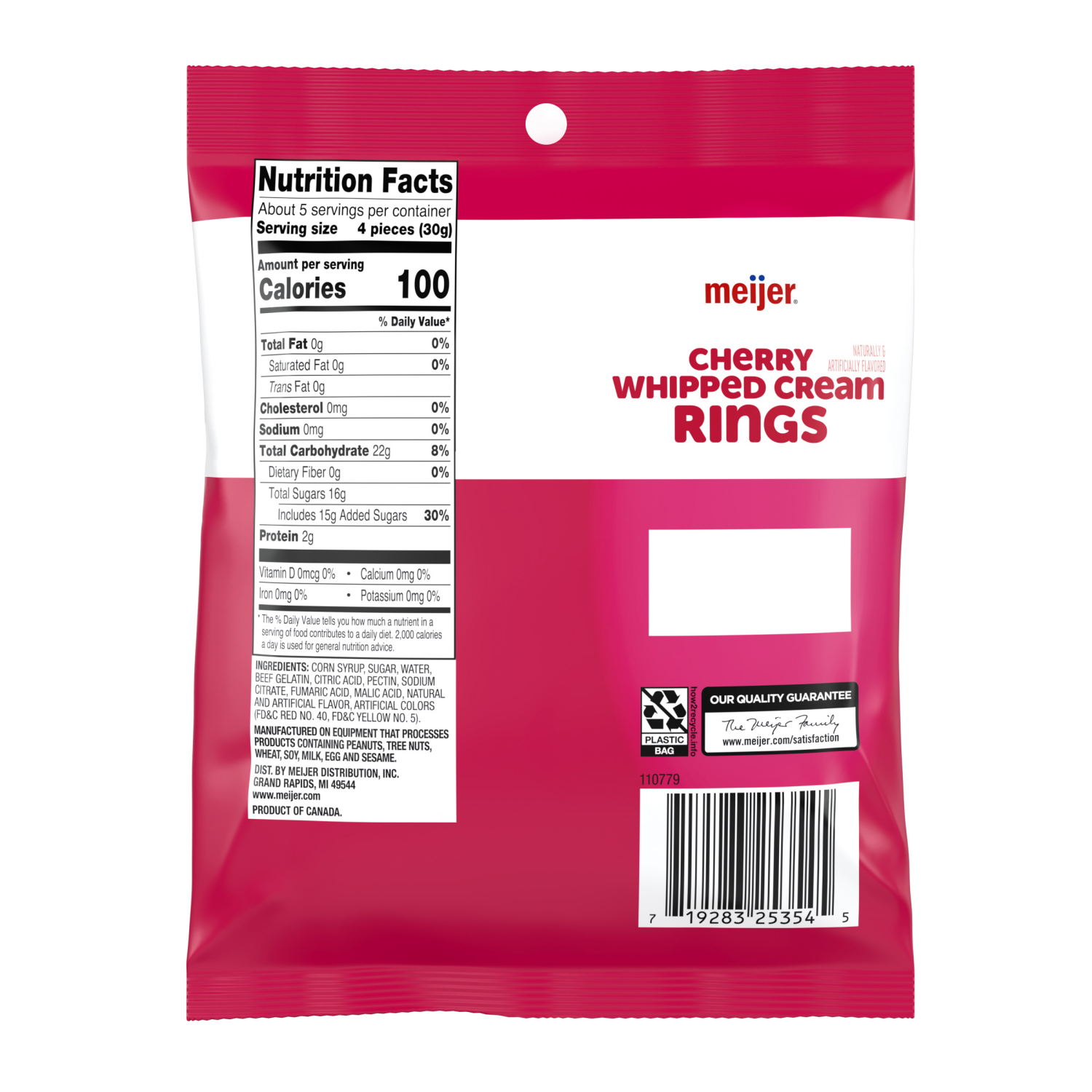 slide 2 of 2, Meijer Cherry Whipped Cream Ring 6oz, 6 oz