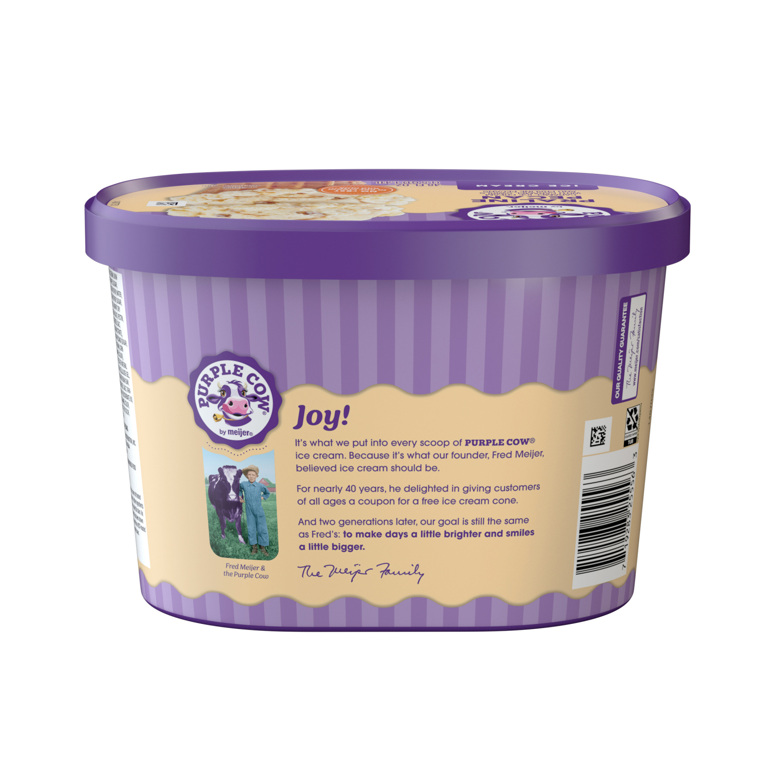 slide 2 of 5, Purple Cow Praline Pecan Ice Cream, 1.5 qt