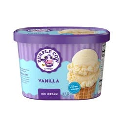 Purple Cow Vanilla Ice Cream