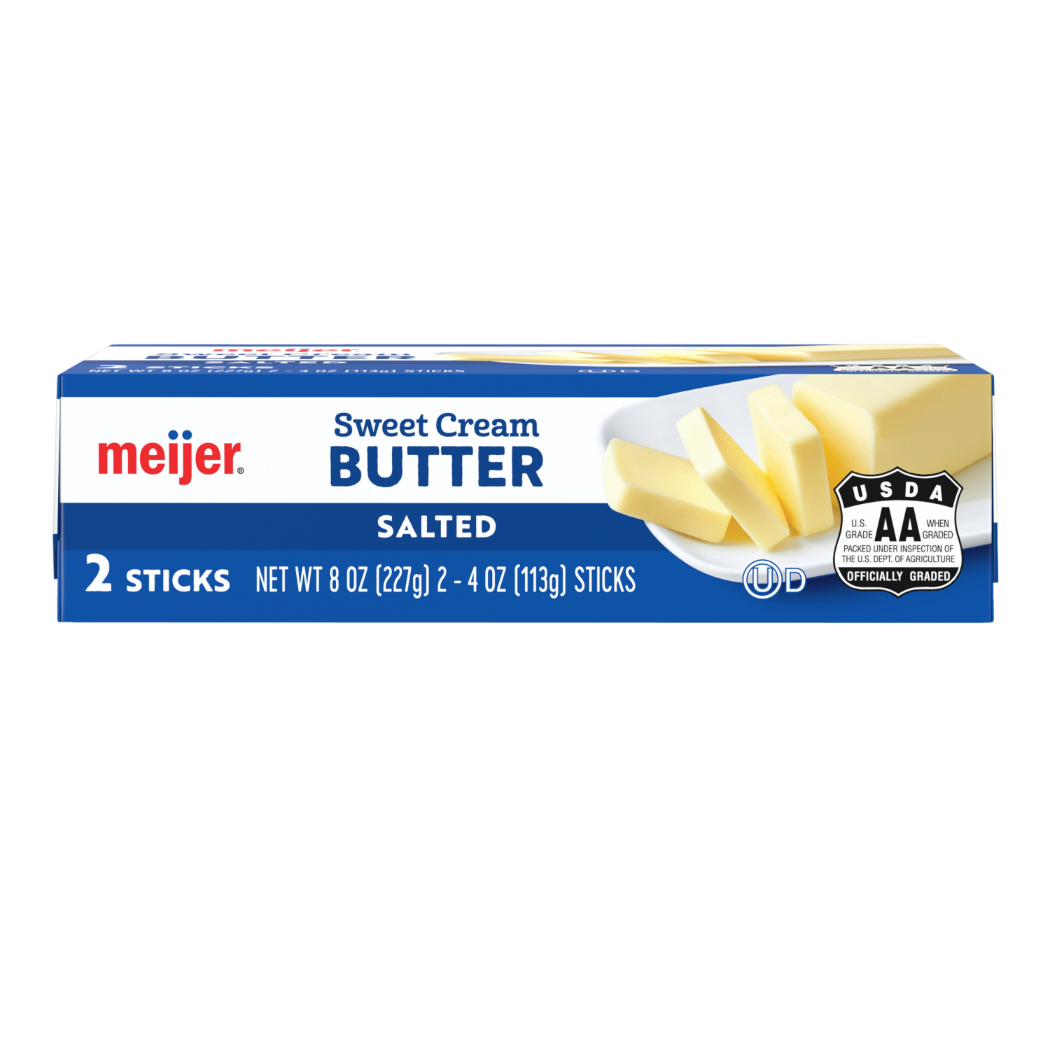 slide 3 of 6, Meijer Salted Butter Sticks, 2 Count, 2 ct