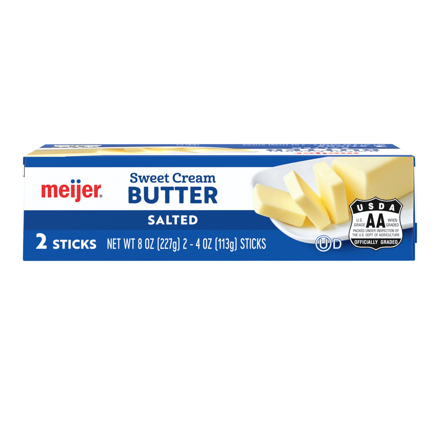 slide 6 of 6, Meijer Salted Butter Sticks, 2 Count, 2 ct