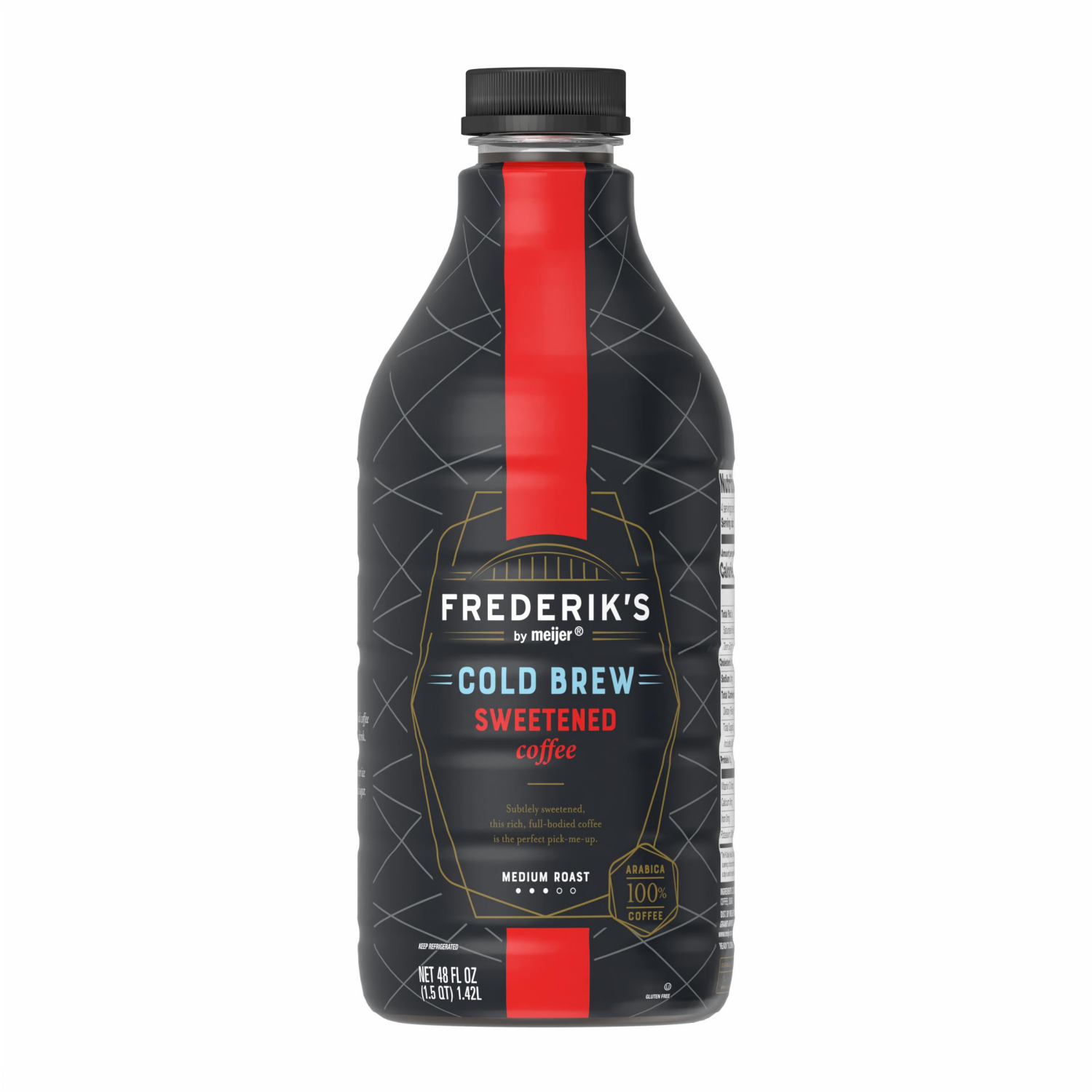 slide 1 of 4, Frederik's By Meijer FREDERIKS BY MEIJER Frederik's Cold Brew Sweetened Dark 48 oz, 48 oz
