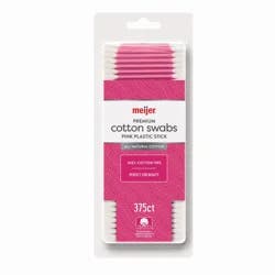 Meijer Plastic Swab/Colors - Pink