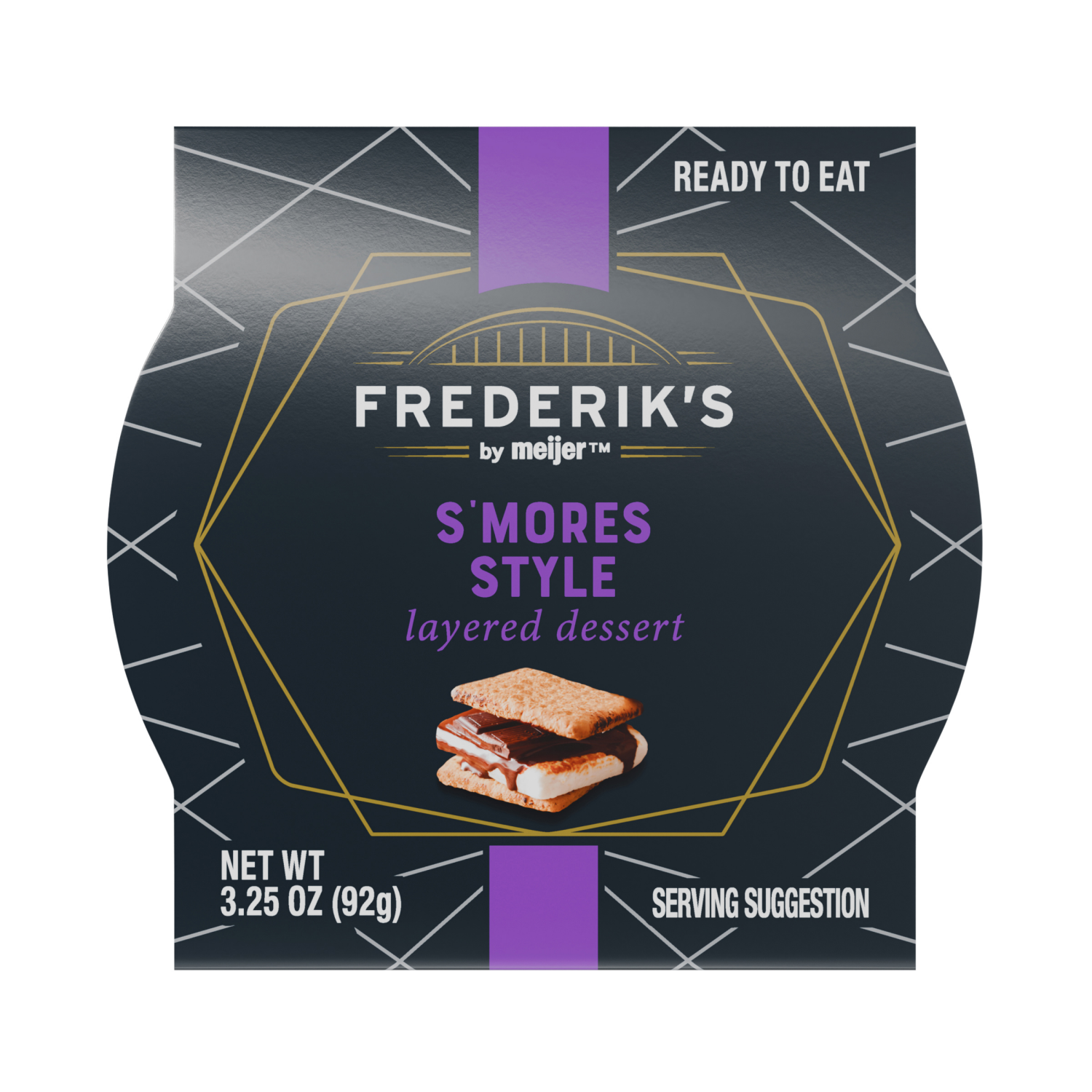 slide 6 of 6, Frederik's By Meijer FREDERIK's S'MORES STYLE LAYERED DESSERT 3.25 OZ, 3.25 oz