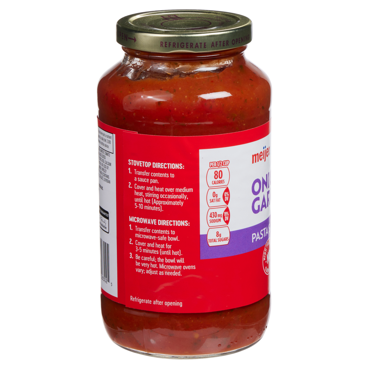 slide 2 of 5, Meijer Garlic Onion Pasta Sauce, 24 oz