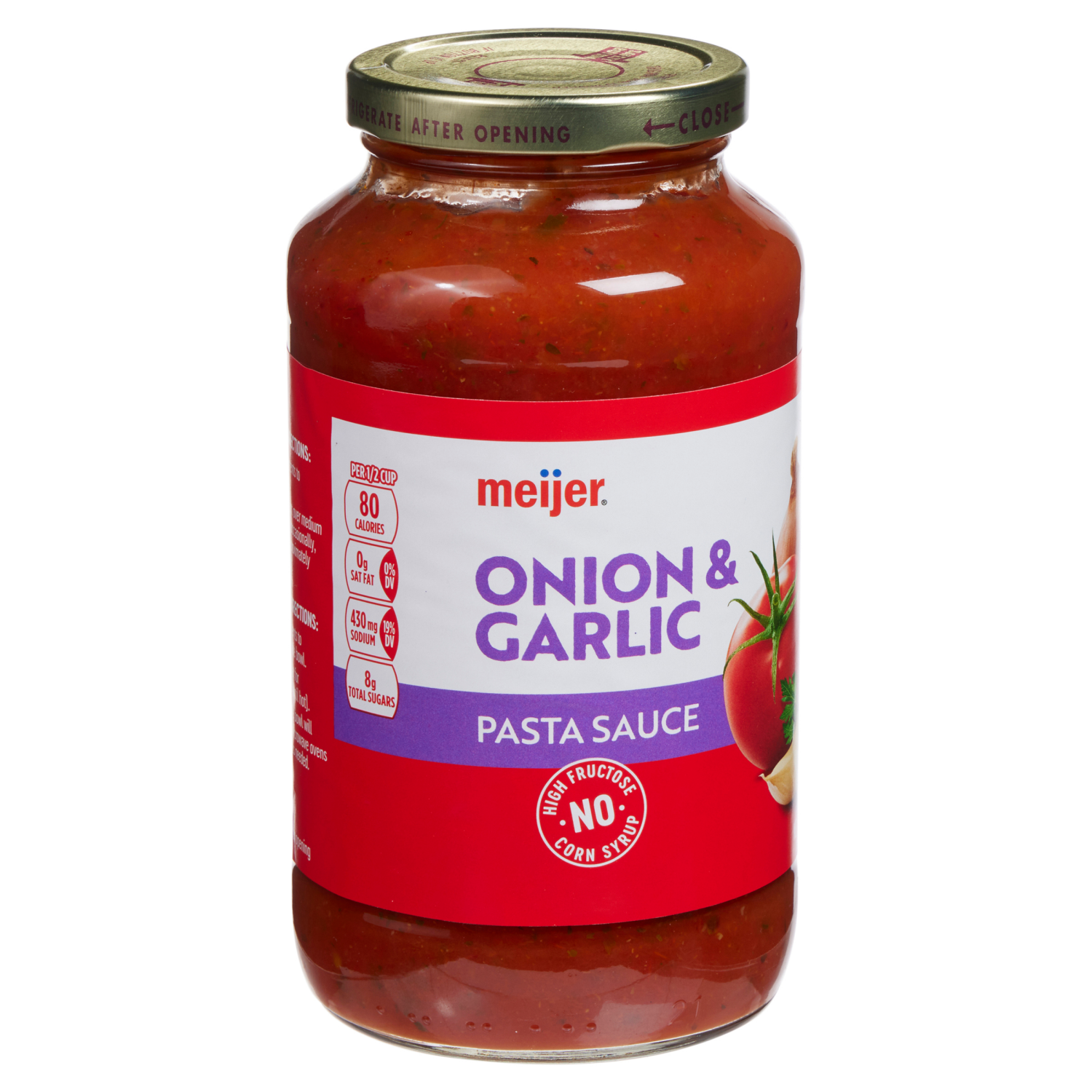 slide 4 of 5, Meijer Garlic Onion Pasta Sauce, 24 oz