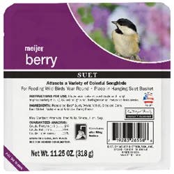 Meijer Berry Blend Suet Cake, 11.25 oz