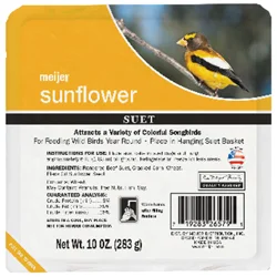 Meijer Sunflower Wild Bird Suet