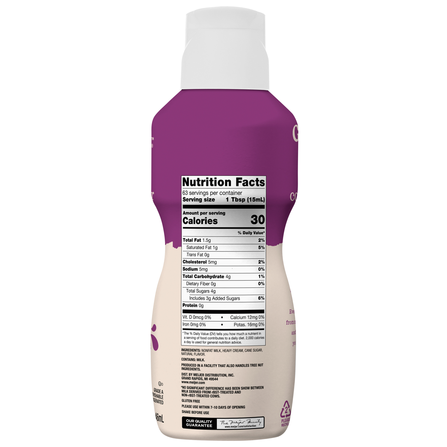 slide 3 of 3, True Goodness Real Dairy Coffee Creamer Sweet Cream - 32 oz, 32 oz