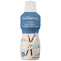 True Goodness Real Dairy Vanilla Coffee Creamer, 32 oz