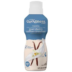 True Goodness Real Dairy Vanilla Coffee Creamer, 32 Oz