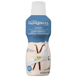 True Goodness Real Dairy Vanilla Coffee Creamer, 32 Oz