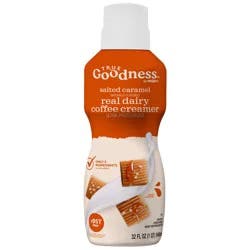 True Goodness Real Dairy Salted Caramel Coffee Creamer, 32 Oz