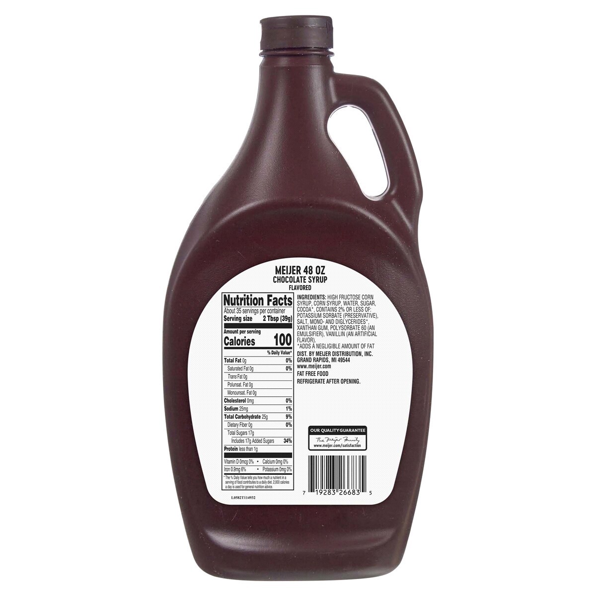 slide 2 of 2, Meijer Chocolate Syrup - 48 oz, 48 oz